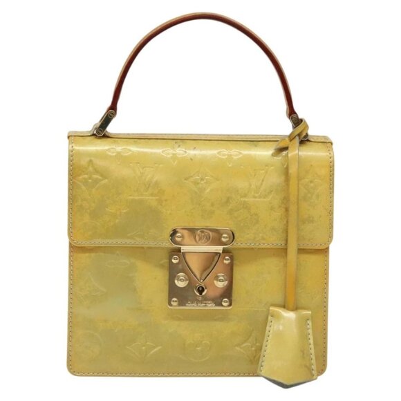 LOUIS VUITTON Monogram Vernis Spring Street Hand Bag Gris - Picture 11 of 16